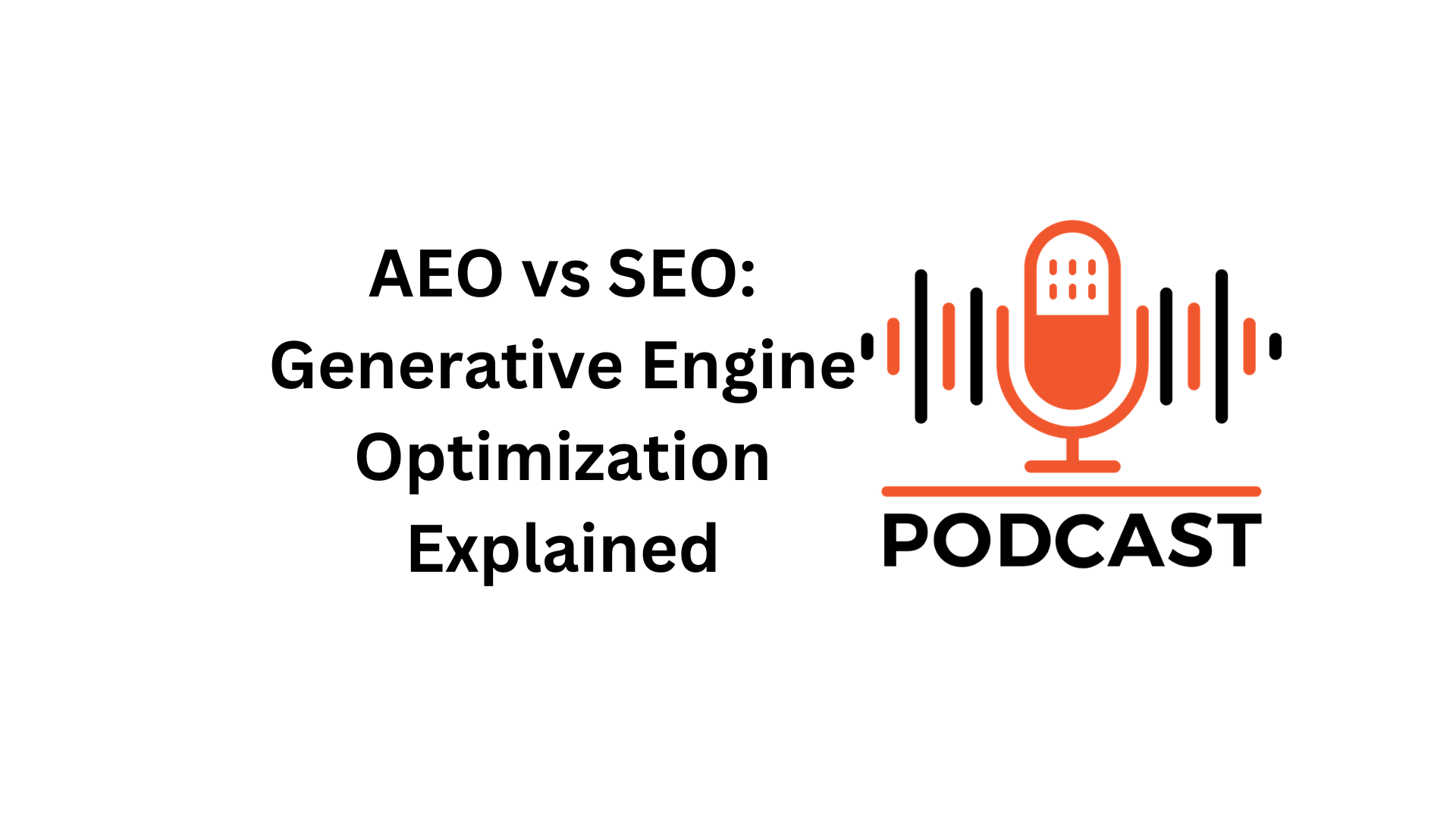 AEO vs SEO Generative Engine Optimization Explained